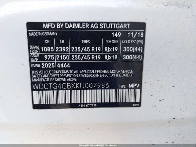 Mercedes-Benz GLA 4matic