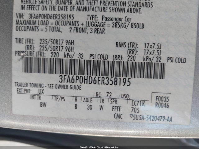 Ford Fusion Se