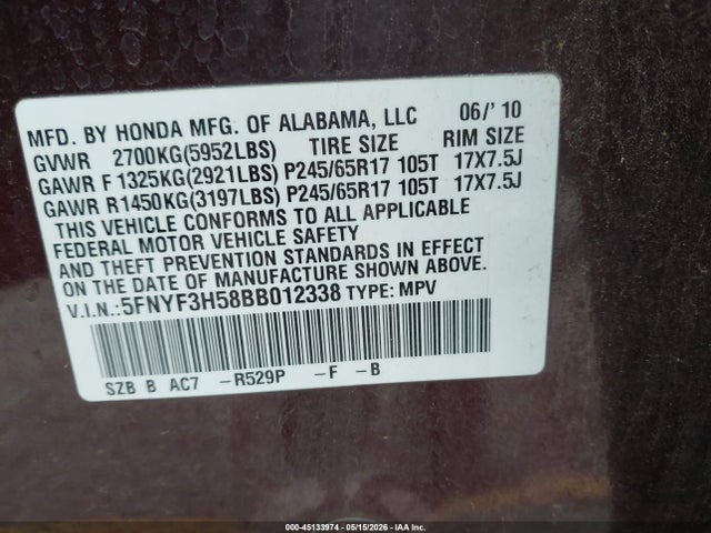 Honda Pilot Ex-l