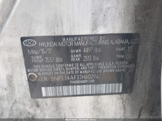 Hyundai SONATA Sel