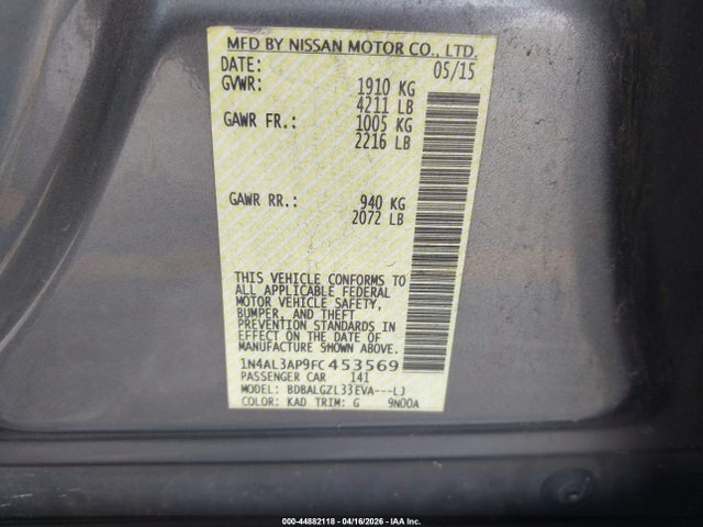 Nissan Altima 2.5 S