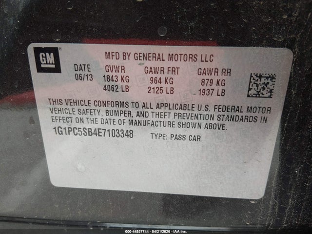 Chevrolet Cruze 1lt Auto