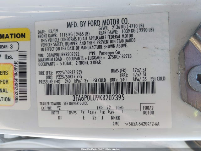 Ford Fusion Se