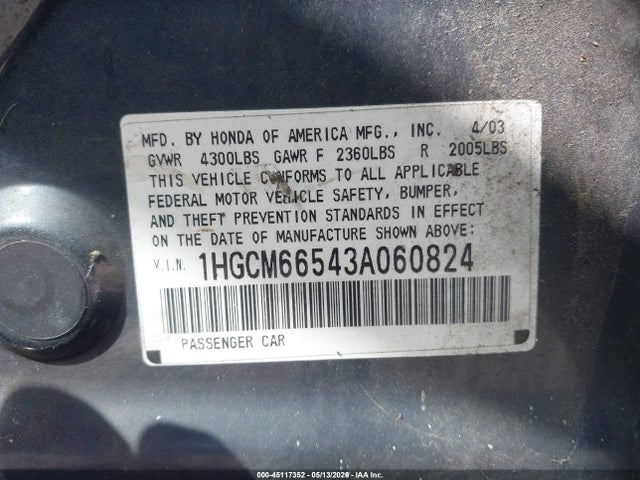 Honda Accord 3.0 Ex