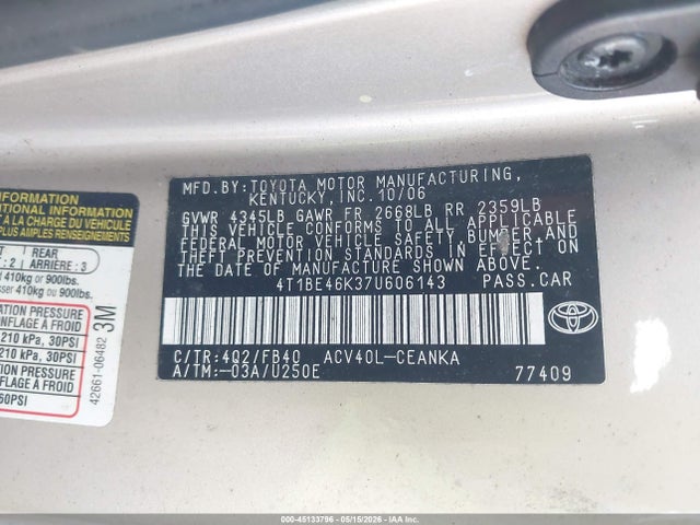 Toyota Camry Le