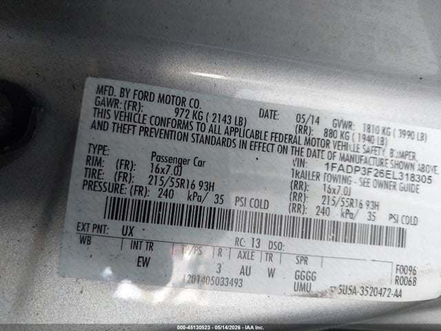 Ford Focus Se