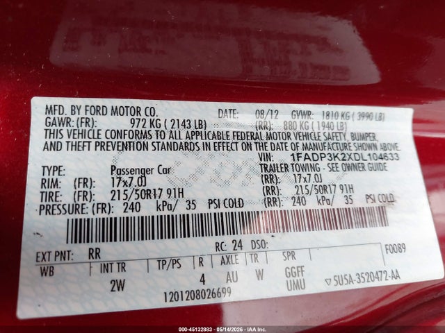 Ford Focus Se