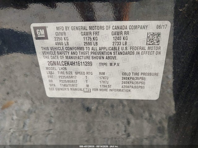 Chevrolet Equinox Lt