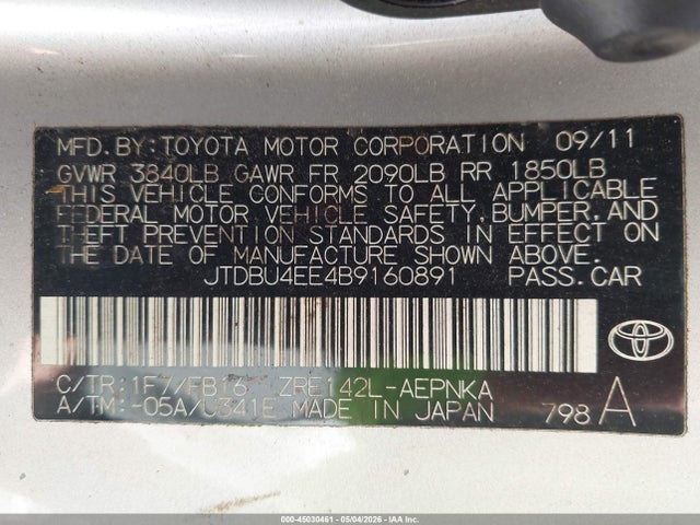 Toyota Corolla Le