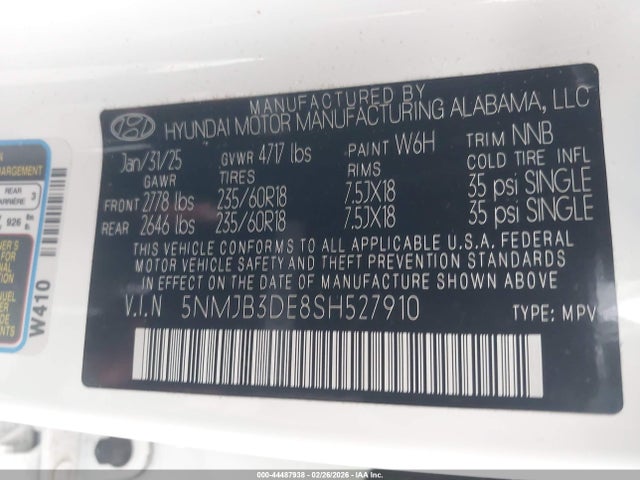 Hyundai TUCSON Sel