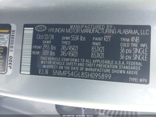 Hyundai SANTA FE Calligraphy