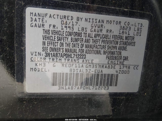 Nissan Sentra Sv