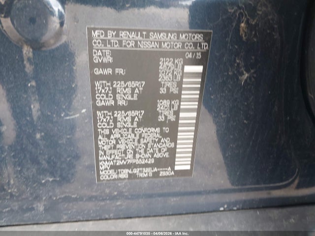 Nissan Rogue Sv