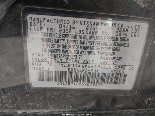 Nissan Sentra Sr