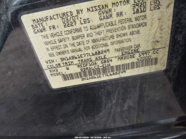 Nissan Sentra 2.0
