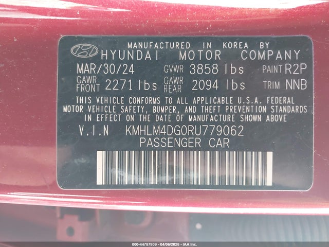 Hyundai ELANTRA Sel
