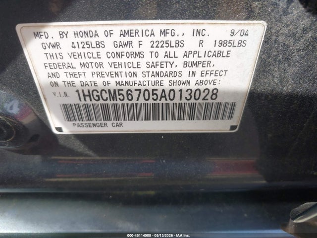 Honda Accord 2.4 Ex
