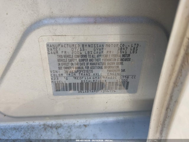 Nissan Sentra Sr