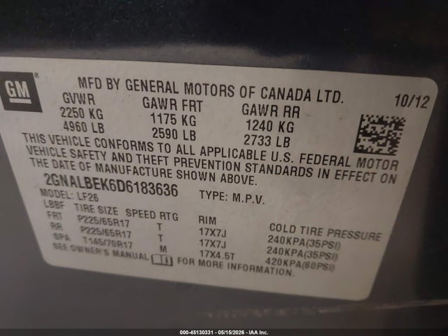 Chevrolet Equinox Ls
