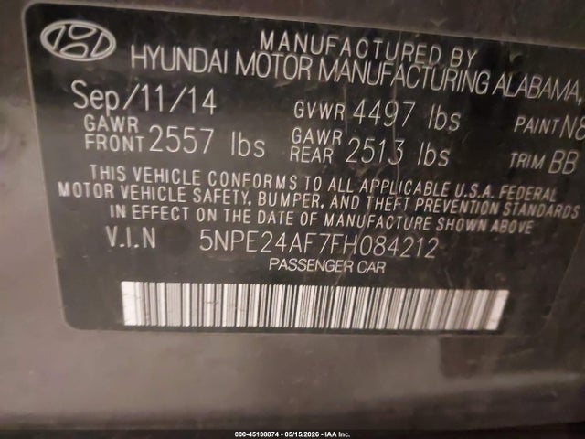 Hyundai SONATA Se