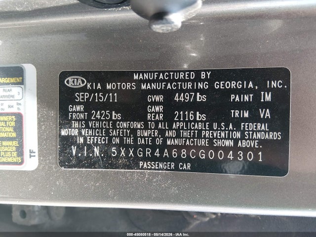 Kia Optima Sx