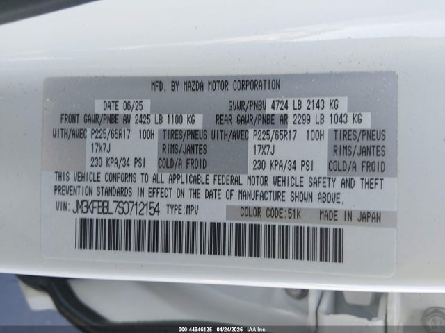 Mazda Cx 2.5 S Select