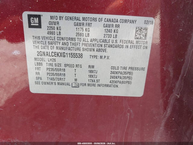 Chevrolet Equinox Lt