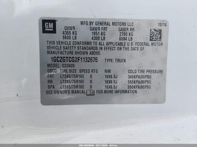 Chevrolet Express Work Van