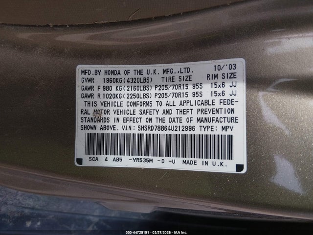 Honda CR-V Ex