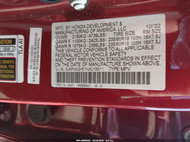 Honda CR-V Awd Ex
