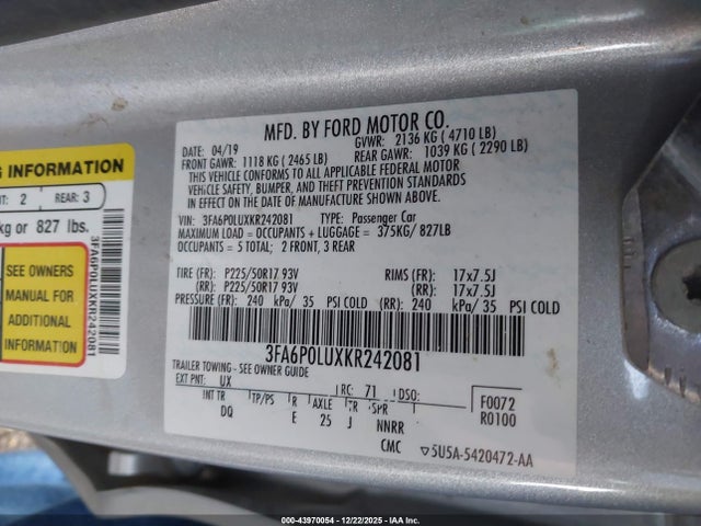 Ford Fusion Se