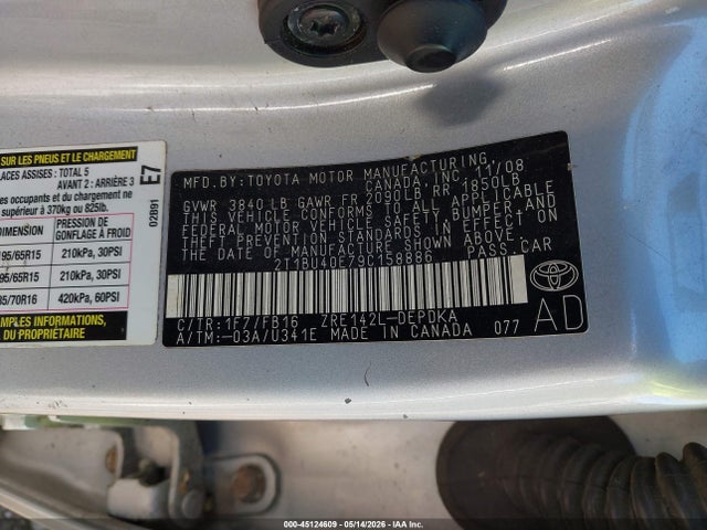 Toyota Corolla Le