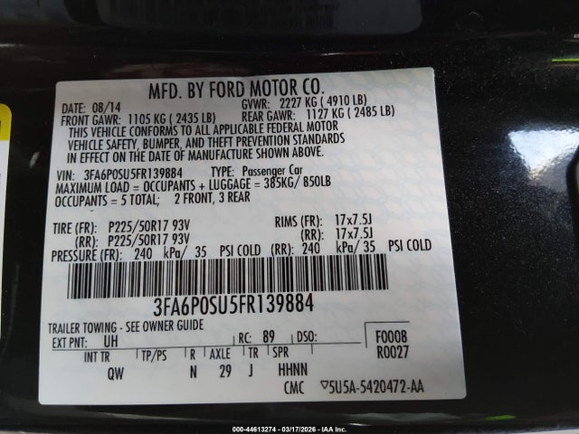 Ford Fusion Titanium