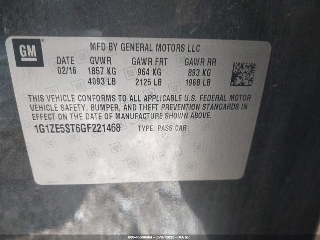 Chevrolet Malibu 1lt
