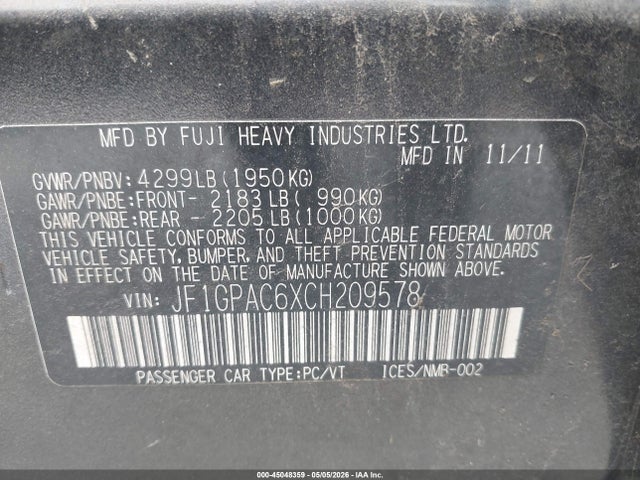 Subaru Impreza 2.0i Premium