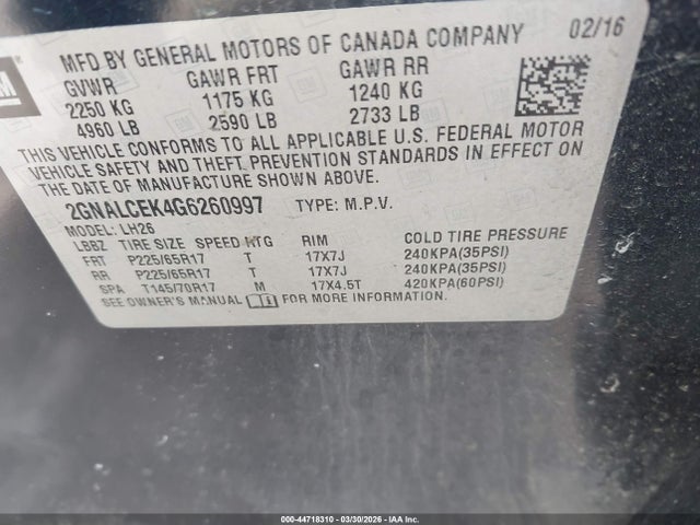 Chevrolet Equinox Lt