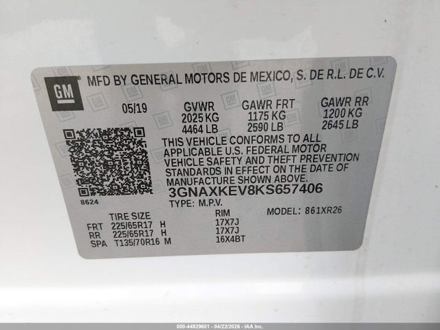 Chevrolet Equinox Lt