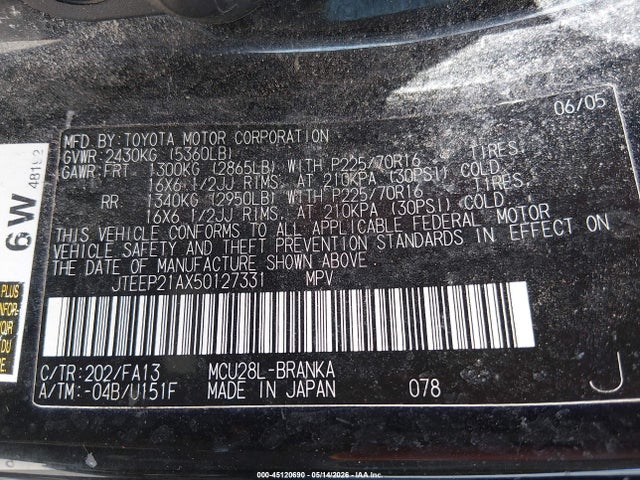 Toyota Highlander V6