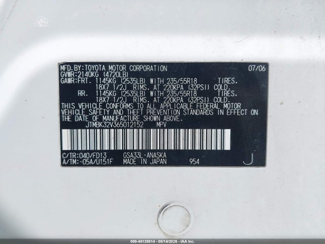 Toyota RAV4 Sport V6