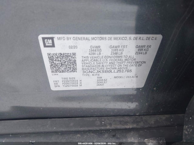 Chevrolet Trax Fwd Ls