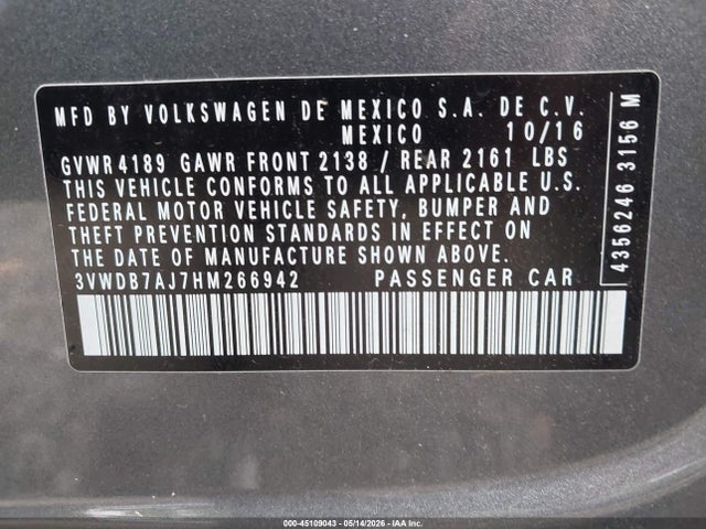 Volkswagen Jetta 1.4t Se