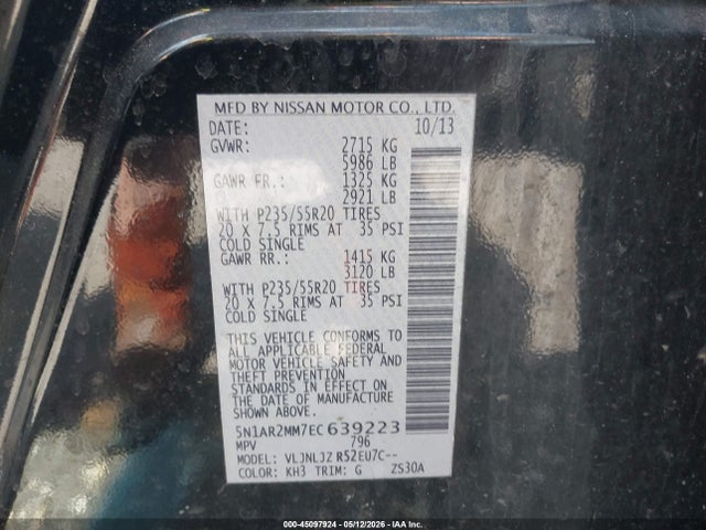 Nissan Pathfinder Platinum