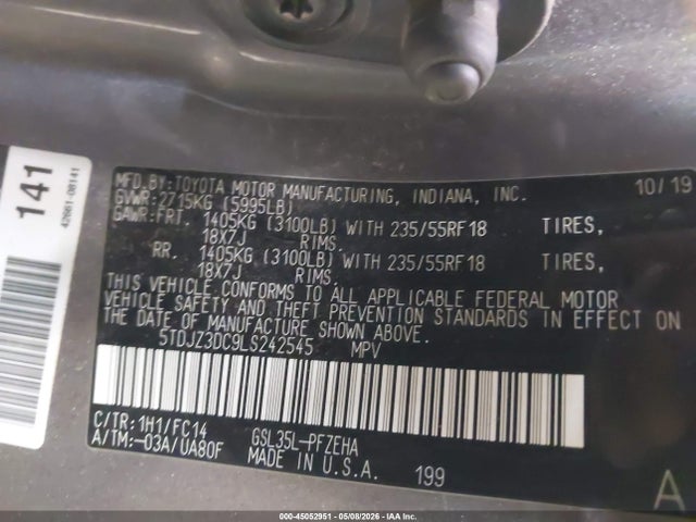 Toyota Sienna Le