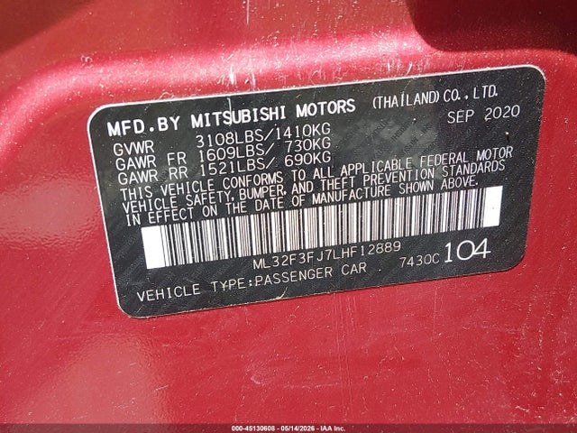 Mitsubishi Mirage Es