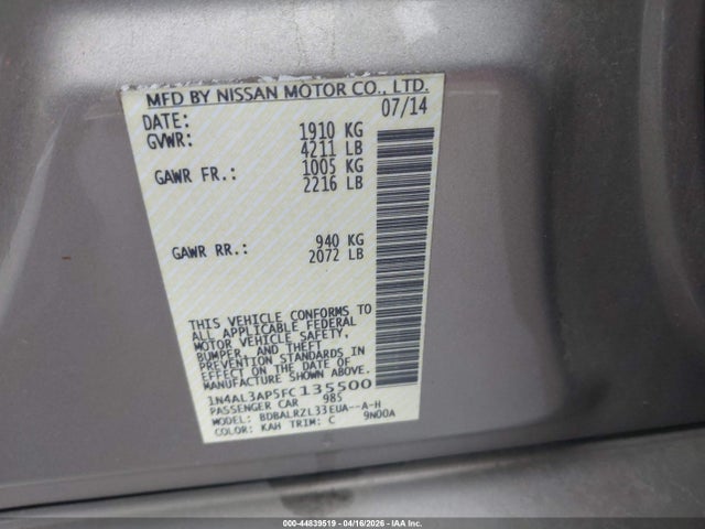 Nissan Altima 2.5 Sl