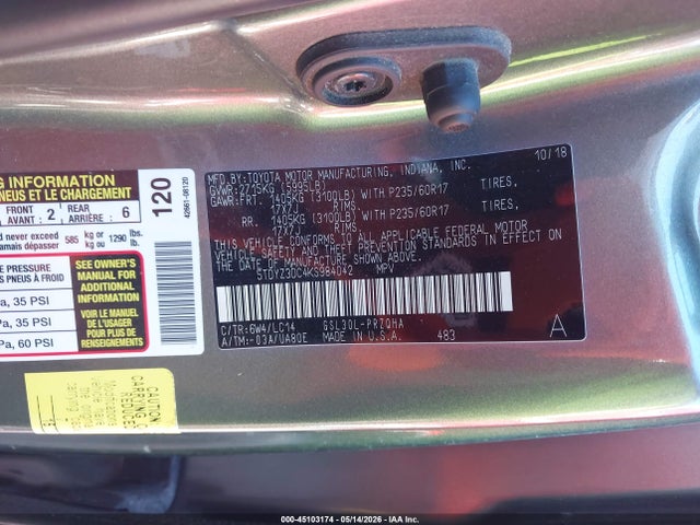 Toyota Sienna Xle 8 Passenger