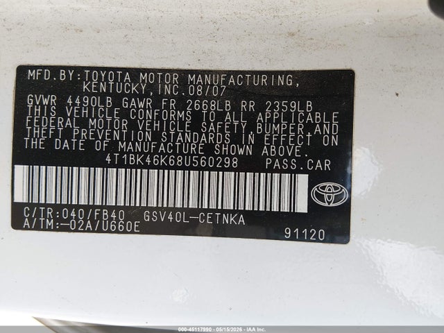 Toyota Camry Le V6