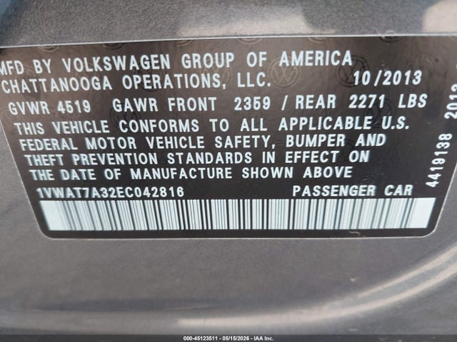 Volkswagen Passat 1.8t S