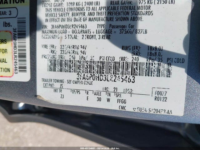 Ford Fusion Se