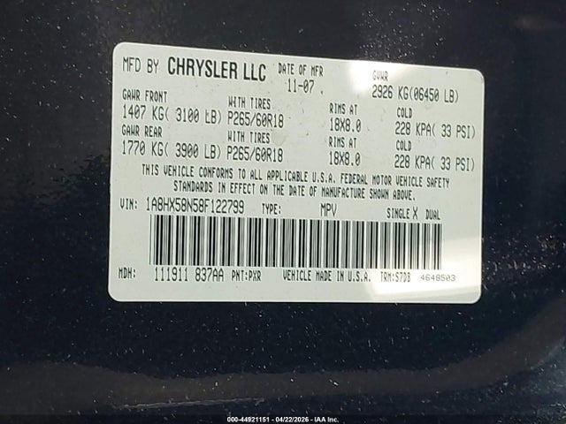 Chrysler Aspen Limited